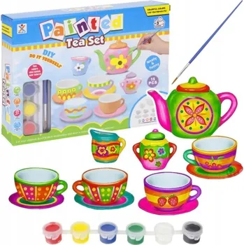 Sada na čaj kávu, Šálky a Barvy pro Malování a Zdobení, Udělej Si Sám