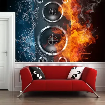 Tapeta Sablio Tapeta Ohnivý reproduktor - 125x75 cm