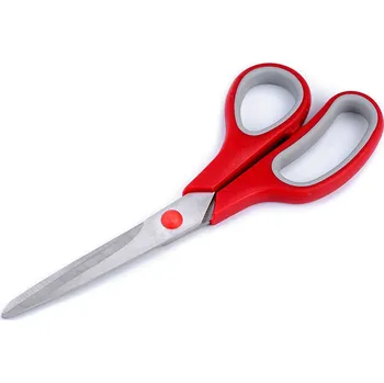 Krejčovské nůžky Krejčovské nůžky Marlen s mikrozoubky délka 21 cm Varianta: červená, Balení: 1 ks