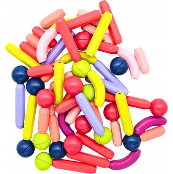 ostatní stavebnice Stavebnice STEM magnetic sticks sada magnetických kostek pro děti kreativní sada Udělej si sám 64