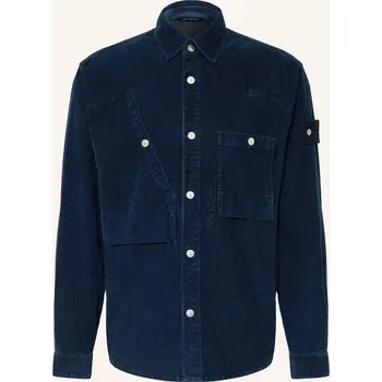 Pánská košile Stone Island Pánská Manšestrová Bunda Denim Project, tmavě...
