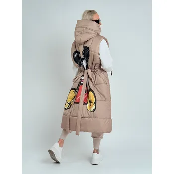 Dámská vesta Miss City Official Laté prošívaná vesta MOUSE Laté, UNI M-XXL