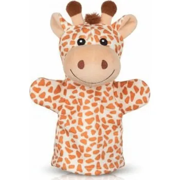 plyšák PLYŠOVÁ HRAČKA ŽIRAFA, SAMETOVÁ RUČNÍ MAŇÁTKA, MARIONETA, PLYŠÁK HRAČKA 3
