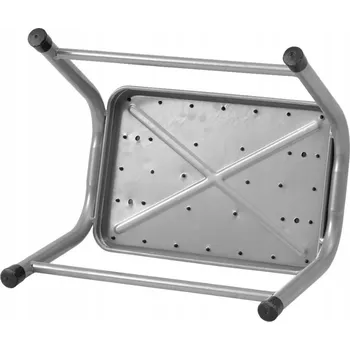 Žebřík Pracovní stolička ocel 150 kg guma plošina atest