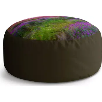 Taburet Sablio Taburet Circle Levandulové pole 2: 38x48 cm