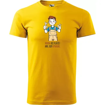 Sablio Tričko s potiskem Ano, jsem opravář - žluté XL