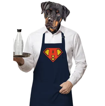 Kuchyňská zástěra Bastard Jsem superhrdina zástěra Navy