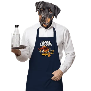 Kuchyňská zástěra Bastard Doba libová zástěra Navy