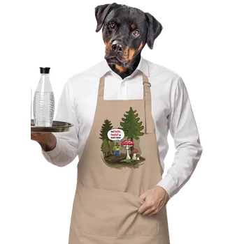 Kuchyňská zástěra Bastard Bacha houbař zástěra Rope