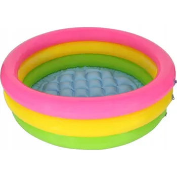 Dětský bazének INTEX 57107 Dětský nafukovací bazén na zahradu duhový - vysoká kvalita provedení