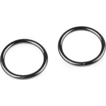 Kroužek Ø20 mm, střední, 2 nikl černý