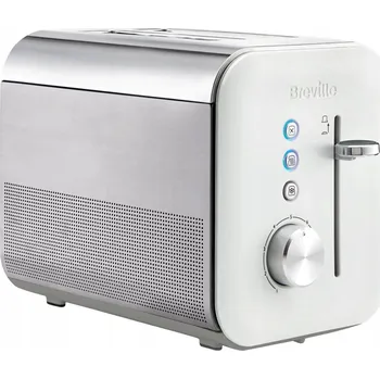Topinkovač Toustovač Breville VTT676X s vysokým leskem, bílý, 850 W