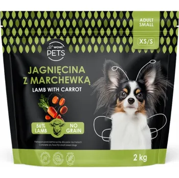 Krmivo pro psa WOW ! PETS suché krmivo jehněčí 2 kg