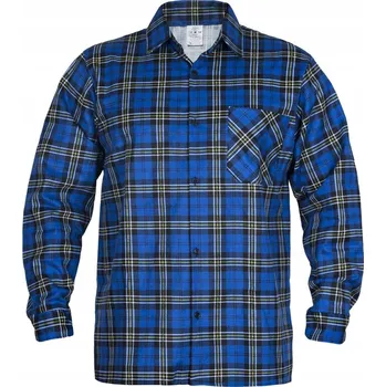Pánská košile FLANELOVÁ KOŠILE KOSTKOVANÁ MODRÁ - L