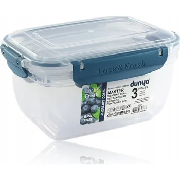 Dóza na potraviny Dóza sada MV 3ks 0,4/0,8/1,4L s těsněním MASTER