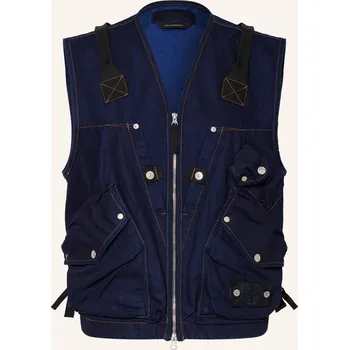 Pánská vesta Stone Island Pánská Džínová Vesta Denim Project, tmavě modrá, 54
