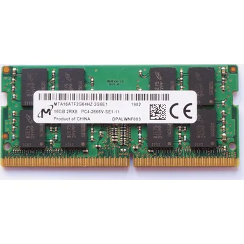 Operační paměť Micron DDR4 2666MHz 16GB SODIMM CL19 MTA16ATF2G64HZ-2G6E1