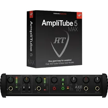 IK Multimedia AXE I/O + AmpliTube 5 MAX Bundle USB zvuková karta