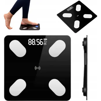 Osobní váha 180KG KOUPELNOVÁ VÁHA BLUETOOTH 15 PARAMETRŮ ANALYTICKÁ LCD SMART VÁHA