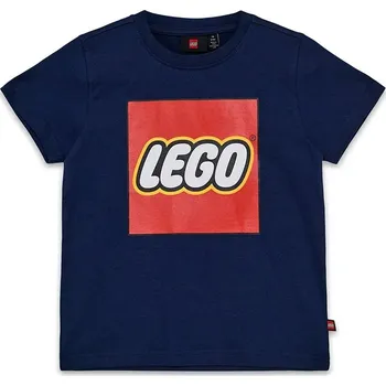 Chlapecké tričko Dětské bavlněné tričko Lego LWTANO 631 tmavomodrá barva, s potiskem, 12011363 59X, vel. 80