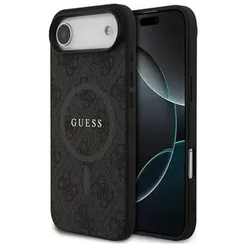 Pouzdro na mobilní telefon Guess PU Leather 4G Colored Ring MagSafe Zadní Kryt pro iPhone Air Black