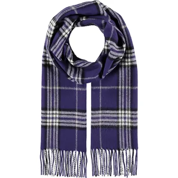 Šála Fiebig - Headwear since 1903 Kostkovaná šála od Fiebig Purple