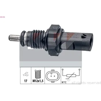 Čidlo automobilu Snímač, teplota oleje KW 530 378
