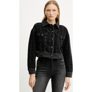 Dámská casual bunda Džínová bunda Armani Exchange XW000819.AF16092 černá 99J, vel. L
