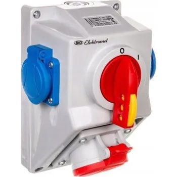 Elektrická zásuvka Elektrická Zásuvka Elektromet šedá 971661