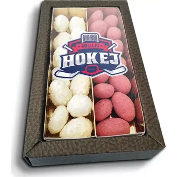 Čokoláda Sablio Mandle v čokoládě Miluju hokej - 2x 80g