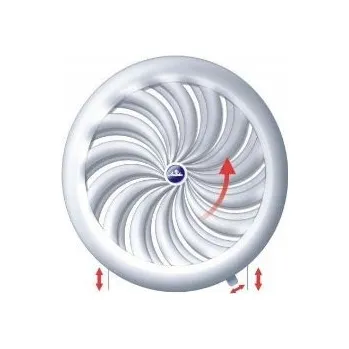 Větrací mřížka Ventilační mřížka Ventilační fra bílá