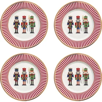 Talíř Dezertní talíře Nutcracker 19 cm 4ks Easy Life