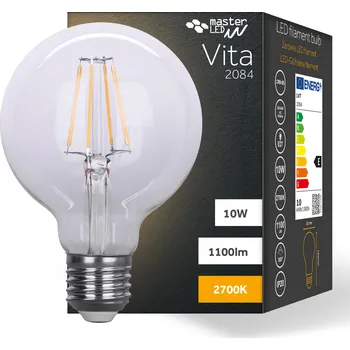 Žárovka LED žárovka Masterled E27 Filament 10 W teplá bílá 1000 lm