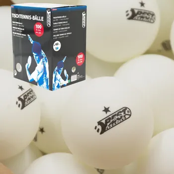 Pingpongový míček MÍČKY NA STOLNÍ TENIS BÍLÉ TRÉNINKOVÉ 100KS V SÁČKU BEST SPORTING