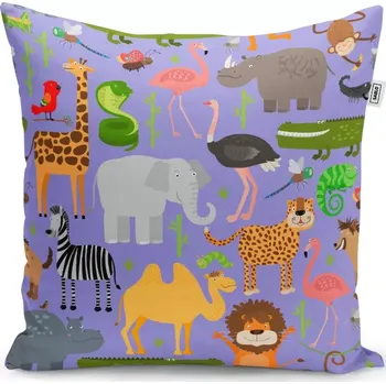 Polštář Sablio Polštář Animované safari - 50x50 cm