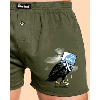 Trenýrky Bastard Orel bělohlavý pánské trenky Khaki