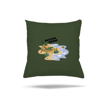 Polštář Bastard Chytám bronz polštář Olive Green