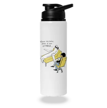 Láhev Bastard Všichni jsou blázni lahev na vodu White