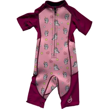 Dívčí plavky Dětský neopren Aquakiddo Neoprene Wetsuit Unicorns S