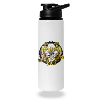 Láhev Bastard Klub cyklo píčů lahev na vodu White