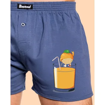Pánské spodní prádlo Bastard Opilý pomeranč pánské trenky Blue