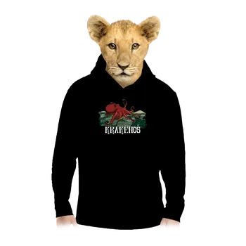 Chlapecká mikina Bastard Krakenoš dětská mikina klokanka Black