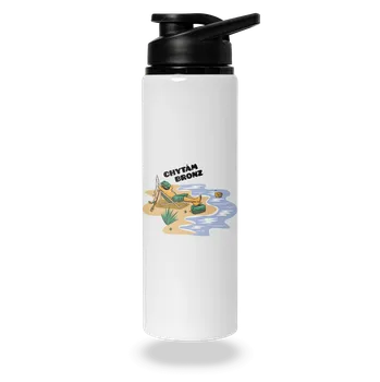 Láhev Bastard Chytám bronz lahev na vodu White