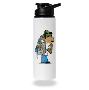 Láhev Bastard Boombox backpack lahev na vodu White