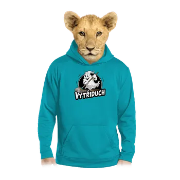 Chlapecká mikina Bastard Vytřiduch dětská mikina klokanka Hawaiian Blue