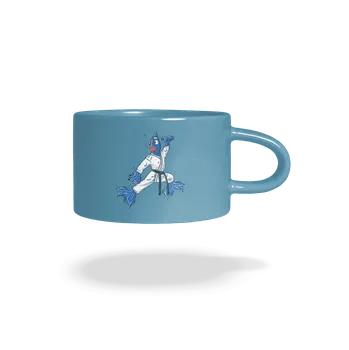 Bastard Bojovnice hrnek makronka Blue Macaron