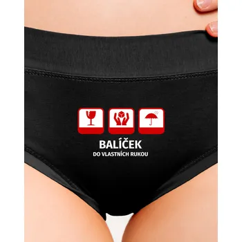 Souprava dámského spodního prádla Bastard Balíček dámské kalhotky Black