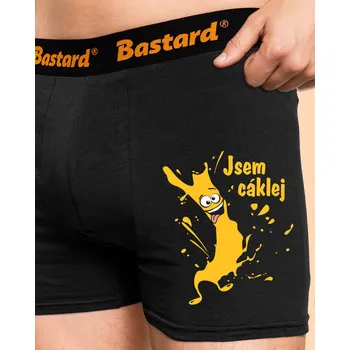 Trenýrky Bastard Cáklej boxerky Black
