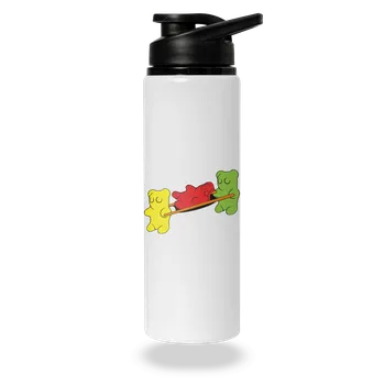 Láhev Bastard Gumídci lahev na vodu White