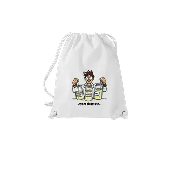 Sportovní vak Bastard Jsem ředitel vak White